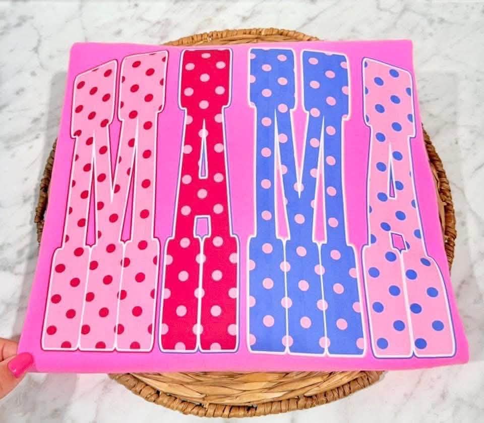 Polka dot Mama Tee
