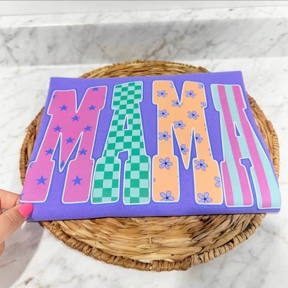 Mama Cutie Print Tee